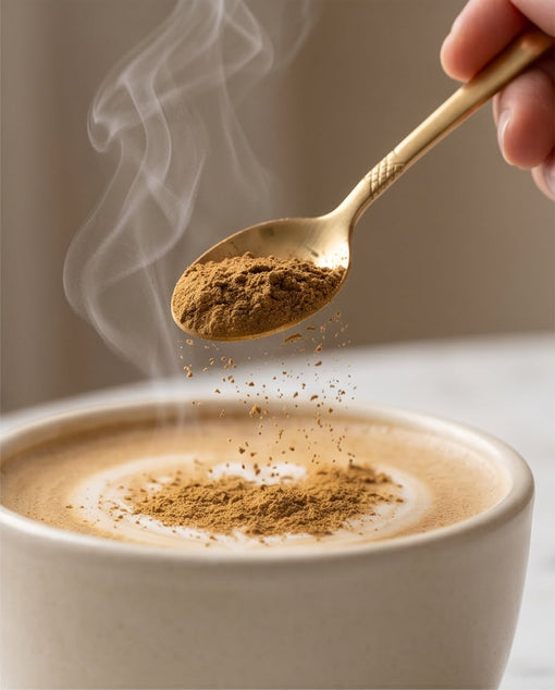 Adaptogen Ritual Mushroom Collagen Latte Recipe