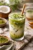 Iced Coconut Matcha Ritual Latte Recipe