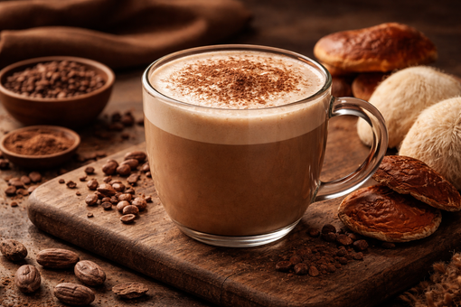 Adaptogen Cacao Mushroom Latte Recipe