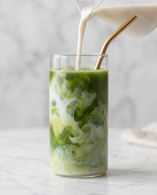 Iced Coconut Matcha Ritual Latte Recipe