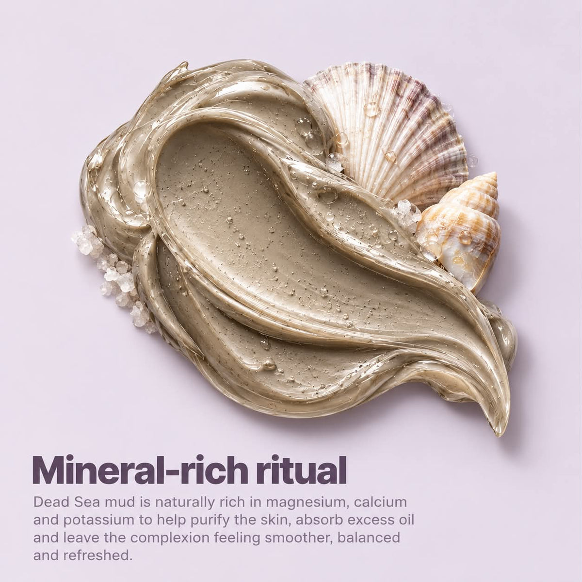 Masque minéral à la boue marine