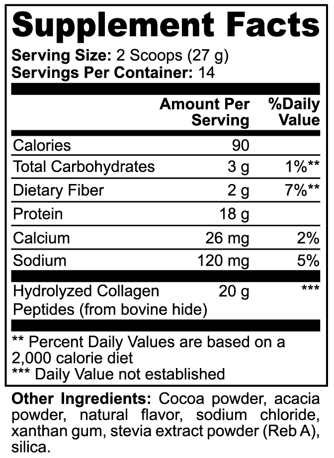 Infusion Collagen Peptides (Chocolate)