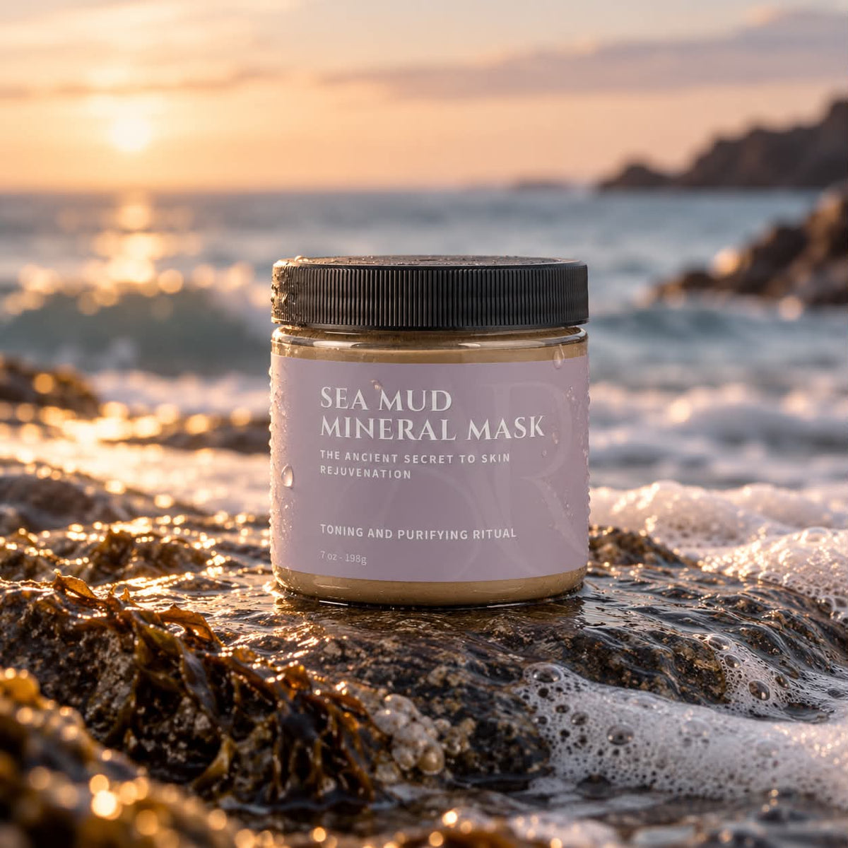 Masque minéral à la boue marine