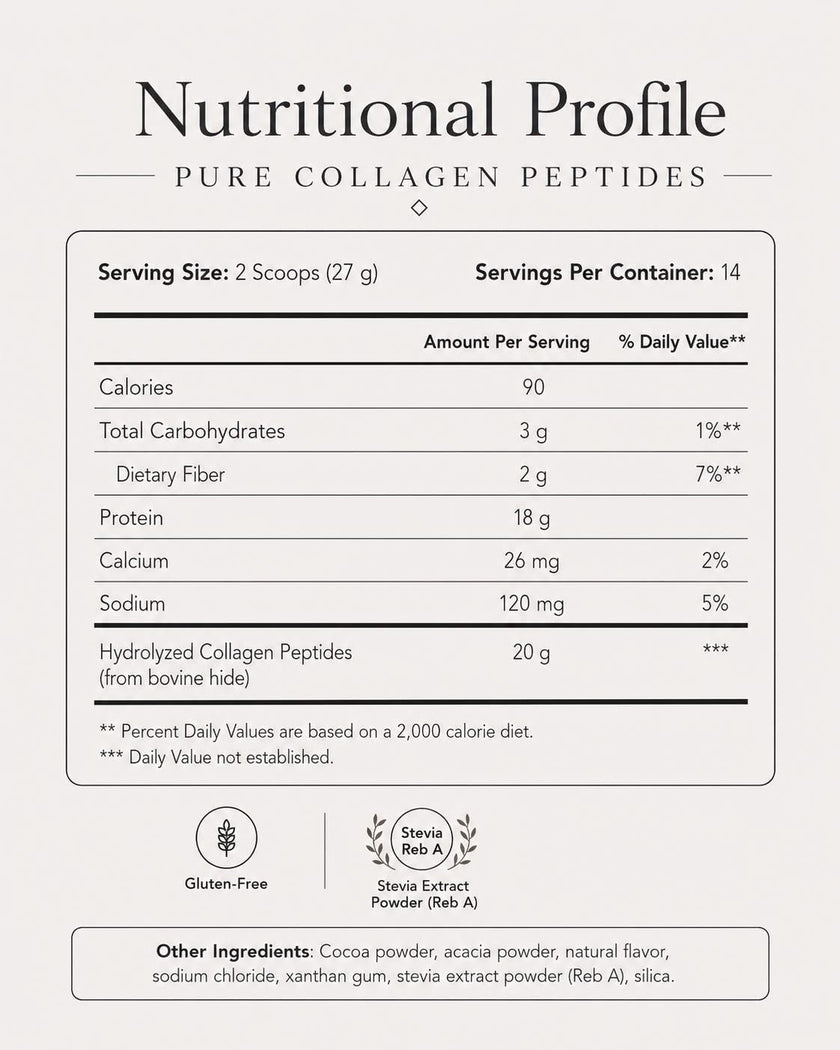Pure Collagen Peptides (Chocolate)