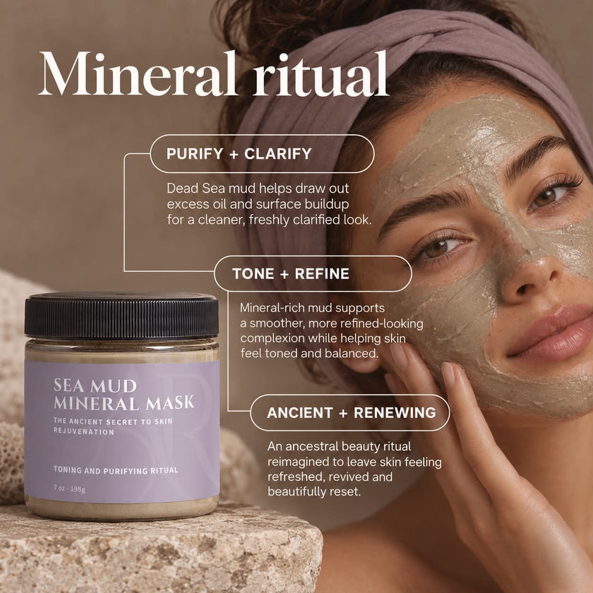 Masque minéral à la boue marine